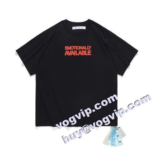 優れた品質 OFF-WHITE オフホワイトブランドコピー半袖Tシャツ 2色可選 有名人の愛用品 新作入荷2022