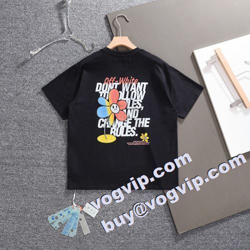 最安値お買い得 OFF-WHITE ブランドコピー 半袖Tシャツ 2色可選 オフホワイトブランド 偽物 通販 品質保証2022