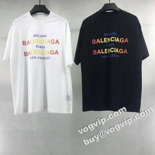  目玉商品 2色可選  バレンシアガコピー BALENCIAGAコピー 半袖Tシャツ  2022 バリエーションに富む 