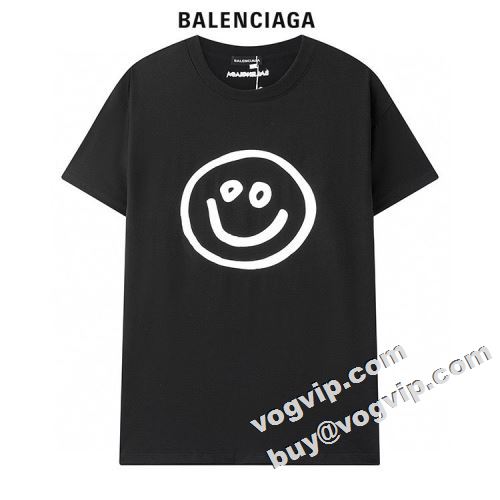  バレンシアガコピー 2色可選 落ち着いた質感 半袖Tシャツ 強い魅力を感じる一枚  BALENCIAGAコピー 2022 