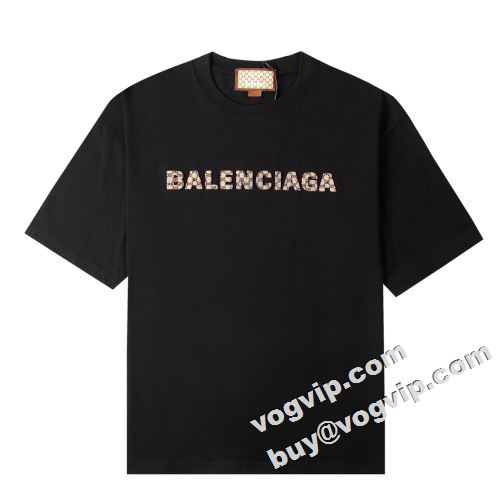  デザイン性の高い BALENCIAGAコピー 2色可選 半袖Tシャツ 魅惑 バレンシアガコピー 2022 