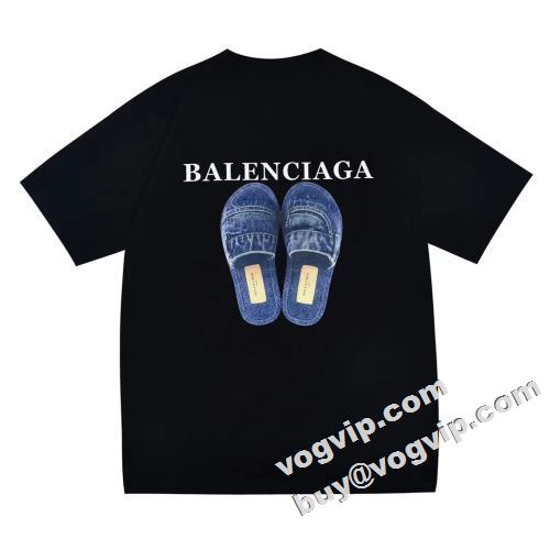  2022 使い勝手抜群 半袖Tシャツ BALENCIAGAコピー セレブ風 バレンシアガコピー  