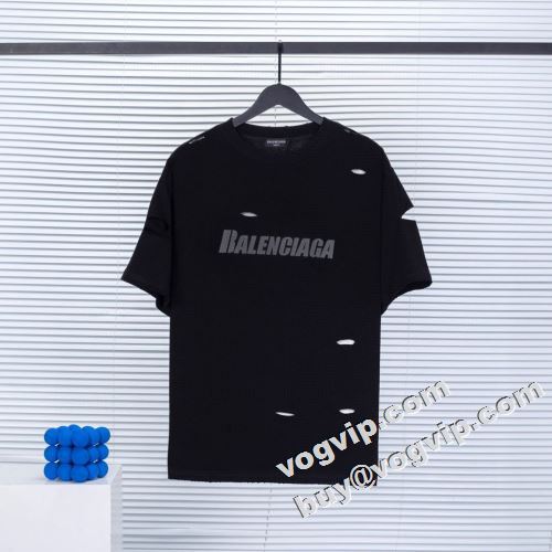  絶大な人気を誇る 2022 BALENCIAGAコピー 2色可選 吸汗速乾 バレンシアガコピー 半袖Tシャツ   