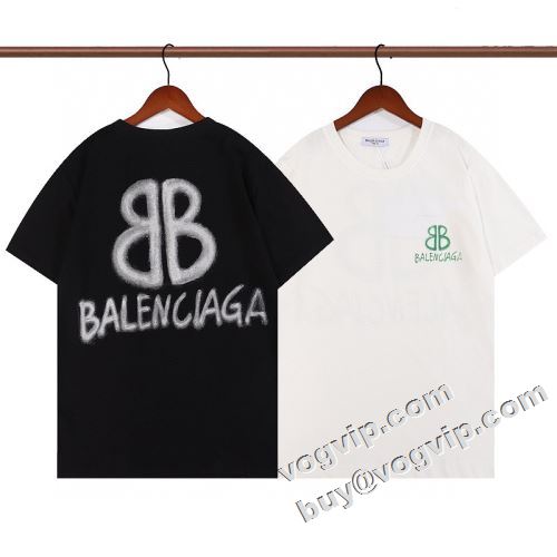  バレンシアガコピー 2色可選 お買い得品 2022 耐久性に優れ 半袖Tシャツ BALENCIAGAコピー   