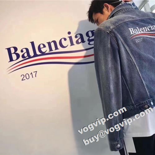  BALENCIAGAコピー ダメージジャケット バレンシアガコピー 風合いの出る トップス デニムジャケット2022  