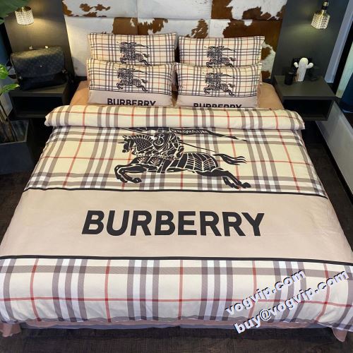 バーバリースーパーコピー 激安 掛布団?敷布団?枕?収納袋4点セット 2022 バーバリー BURBERRY 寝具セット