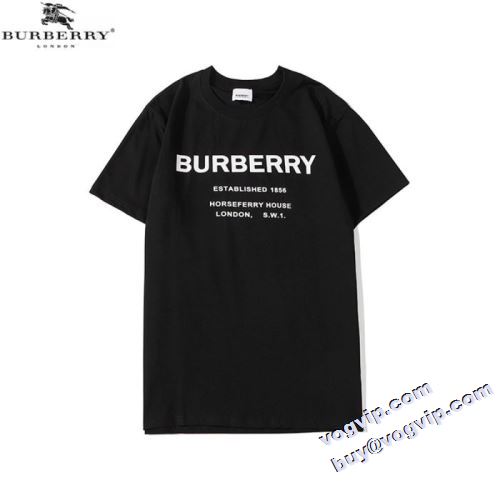 人気が爆発 2022 バーバリー BURBERRY 半袖Tシャツ 2色可選 BURBERRYスーパーコピー 体の運動機能を助け