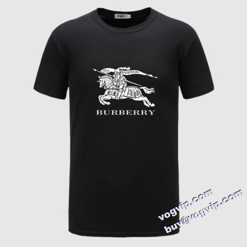 2022 バーバリー BURBERRY 個性派 半袖Tシャツ 肌に密着 8色可選 BURBERRYコピー