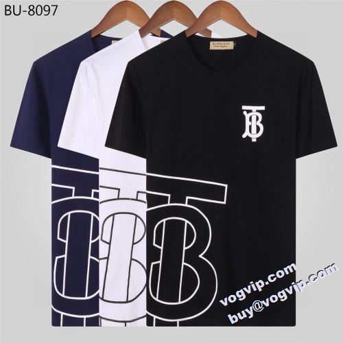 贈り物にも◎ 2022 バーバリー BURBERRY 半袖Tシャツ 3色可選 BURBERRYブランドスーパーコピー 柔らかい手触り