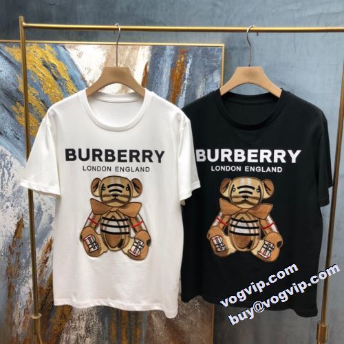 2022 バーバリー BURBERRY 上質 大人気！ 半袖Tシャツ 自分らしいスタイリング 2色可選 バーバリーブランド コピー