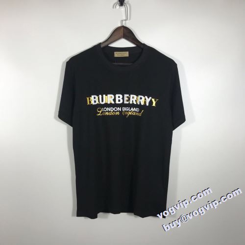 大人のセンスを感じさせる 2022 バーバリー BURBERRY 半袖Tシャツコピーブランド 2色可選 カジュアル 夏新作 夏物 夏服 