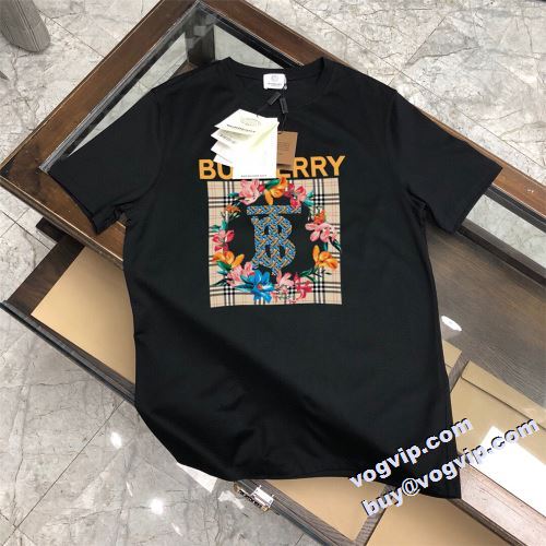 特別人気感謝SALE BURBERRYスーパーコピー 2022 バーバリー BURBERRY 半袖Tシャツ 3色可選 高級感漂わせる