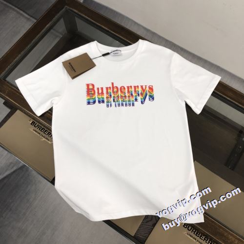 2022 落ち着いた感覚 バーバリー BURBERRY スーパーコピー 激安 半袖Tシャツ 2色可選