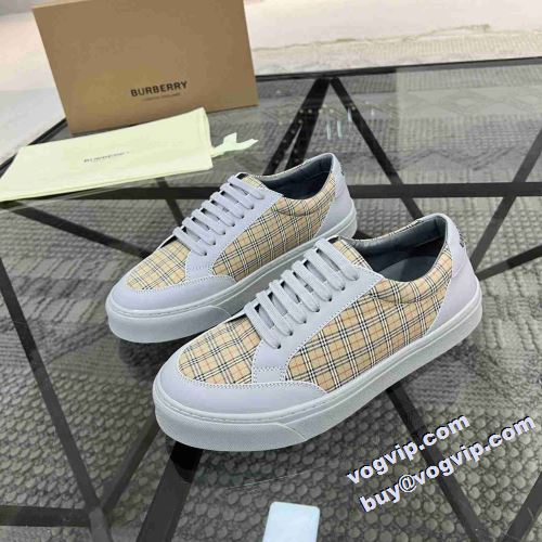 2022秋冬 カジュアルシューズ 落ち着いた質感 スニーカー バーバリー BURBERRY バーバリーブランドコピー 通気性 歩きやすい 軽い オールシーズン ウォーキング ランニング