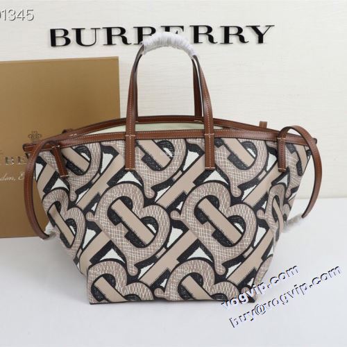 【人気ブログ掲載】 バーバリーコピー 2022 バーバリー BURBERRY ハンドバッグ レディースバッグ お買い物バッグ 軽量 大容量 ふんわりやわらかくて、とっても軽いので 2色可選