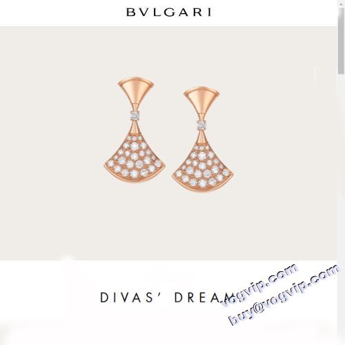 BVLGARIブランド 偽物 通販 2022秋冬 モデル大絶賛? ブルガリ BVLGARI ピアス イヤリング 本物のダイヤのような輝き