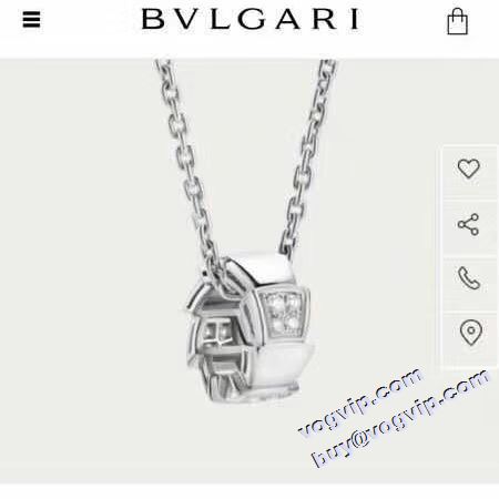 肌触りのいい  ブルガリブランド 偽物 通販 2022秋冬 ブルガリ BVLGARI ネックレス ペンダントトップ 2色可選 レディ?ス チェーンのみ 安い 人気