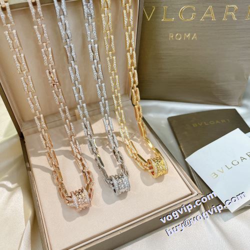 2022秋冬 海外セレブ定番愛用 ブルガリ BVLGARI ネックレス スーパーコピー ペンダントトップ 3色可選 ブランド おしゃれ ギフト