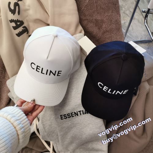 スーパーコピー 激安 定番のアイテム 2022 男女兼用 2色可選 セリーヌ CELINE キャップ 帽子 夏必須
