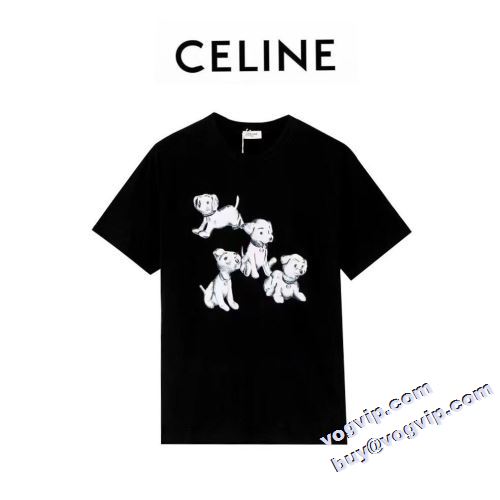 2022 体の運動機能を助け セリーヌ CELINEスーパーコピー ファション性の高い 半袖Tシャツ