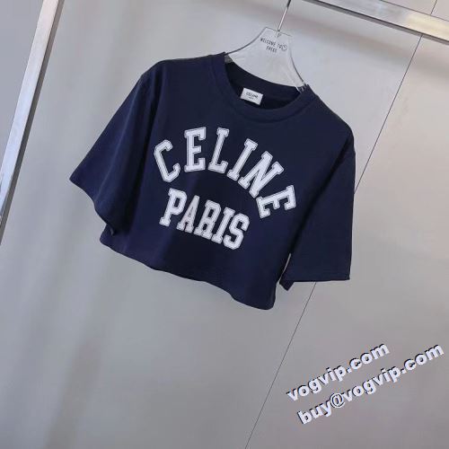 上質 大人気！ 2022 セリーヌ CELINE 半袖Tシャツ ブランドスーパーコピー オリジナル