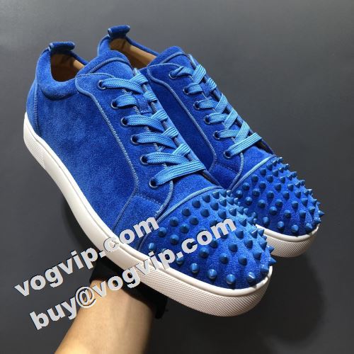  Christian Louboutinコピー シューズ スニーカー 優しい色合い クリスチャンルブタンコピー 抗菌・防臭加工 2022   