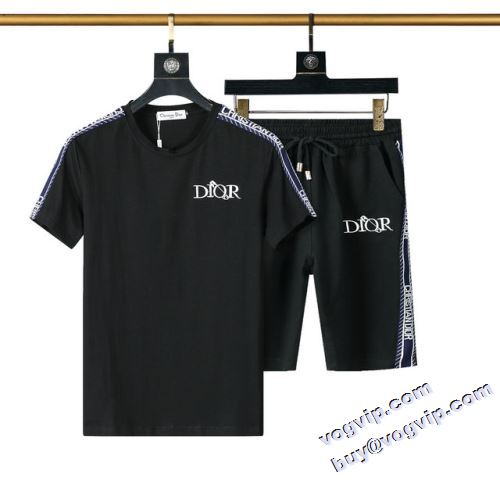 2022秋冬 ディオール DIOR 機能性も備えたアイテム 半袖Tシャツ セットアップ上下 2色可選 ディオールブランドコピー