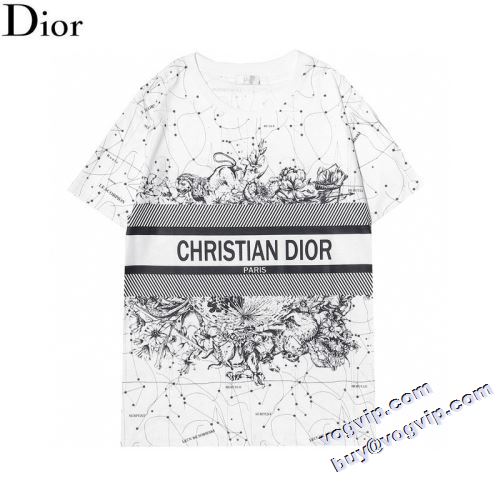 2022秋冬 ディオール DIOR 半袖Tシャツ 優美なお出かけスタイル DIORスーパーコピー 激安