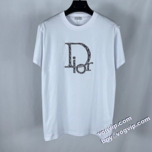 DIORコピーブランド 人目を惹くデザイン 2022秋冬 ディオール DIOR 半袖Tシャツ 2色可選