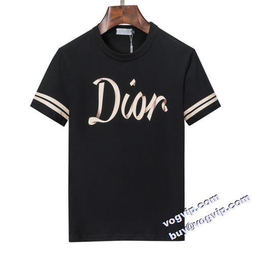 2022秋冬 高級感を引き立てる ディオール DIOR 半袖Tシャツ 2色可選 DIORコピーブランド