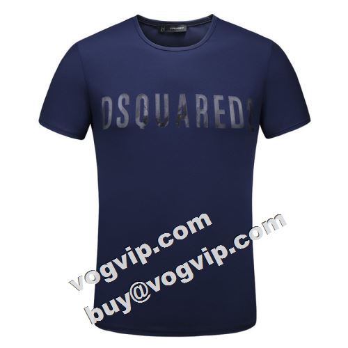 【激安】ディースクエアード DSQUARED2 ブランド コピー 2022春夏 半袖Tシャツ 2色可選 デザイン性の高い