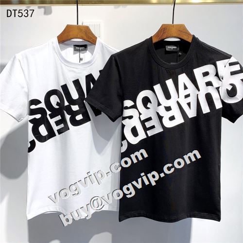 大人気☆NEW!! 半袖Tシャツ 2022春夏 ディースクエアード DSQUARED2 2色可選 通気性に優れた ディースクエアードコピー