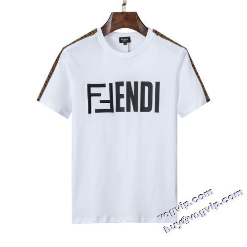 コピー ブランド 2022 今一番HOTな新品 フェンディ FENDI 半袖Tシャツ ポロシャツ メンズ かわいい 涼しい 半袖