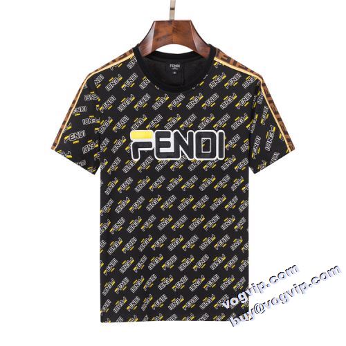 ブランド 偽物 通販 実用性に溢れるアイテム フェンディ FENDI 半袖Tシャツ 吸汗速乾 ドライメッシュ スポーツウェア 