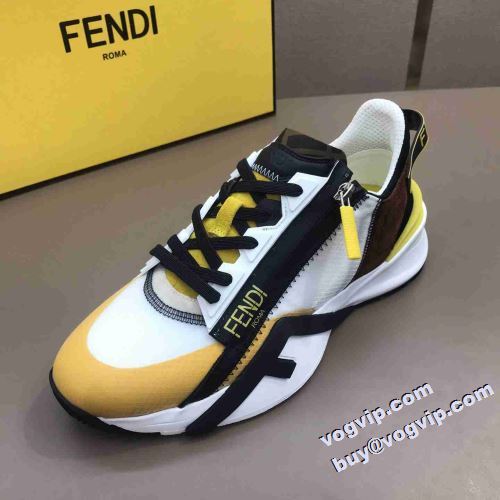 フェンディスーパーコピー FENDI スニーカー 軽い履き心地 4色可選 主役になる存在感