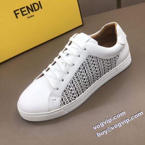 スニーカー スーパーコピー 履き心地のいい 2色可選 2022秋冬 フェンディ FENDI 個性派 カジュアルシューズ