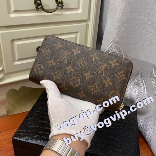 2022多収納 大容量 長財布 ルイ ヴィトンコピー LOUIS VUITTON メンズ財布 機能性も備えたアイテム 2色可選