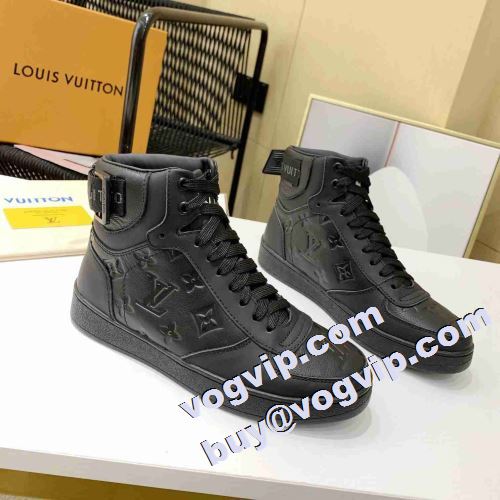 高級感漂わせる ルイ ヴィトンスーパーコピー 2022 ルイ ヴィトン LOUIS VUITTON ハイトップシューズ スニーカー 2色可選