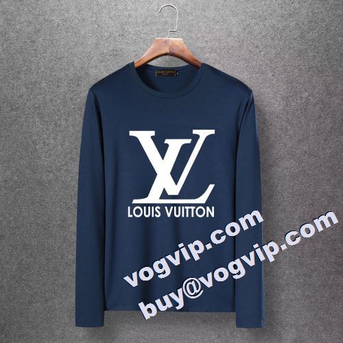 人気 ランキング 2022秋冬 ルイ ヴィトン LOUIS VUITTON 長袖Tシャツ 4色可選 吸汗性に優れ ルイ ヴィトンブランドスーパーコピー