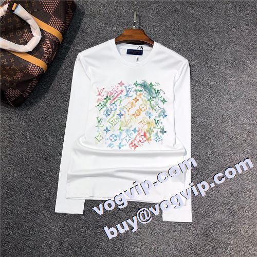 売れ筋のいい ルイ ヴィトン LOUIS VUITTON 長袖Tシャツ 2色可選 2022秋冬 スタイリッシュな印象 ルイ ヴィトン偽物ブランド