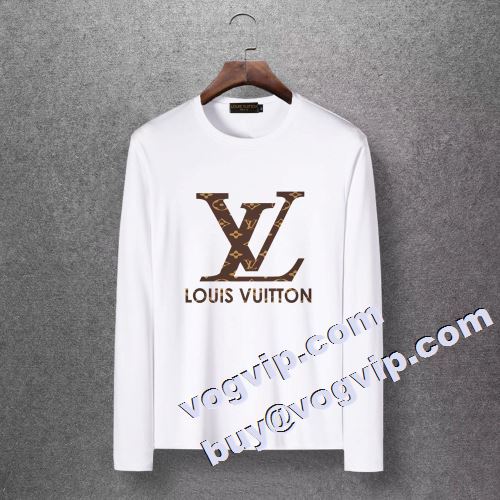 当店ランキング1位常連 2022秋冬 長袖Tシャツ 4色可選 自然な肌触り ルイ ヴィトン LOUIS VUITTON ルイ ヴィトンコピー