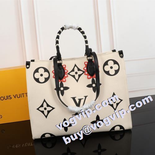 2022 もっとも高い人気を誇る ルイ ヴィトン LOUIS VUITTON LV CRAFTY ONTHEGO BAG M45373 ハンドバッグ LOUIS VUITTONコピー ブランド レディースバッグ 2色可選