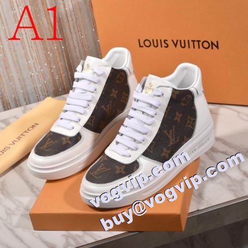 ルイ ヴィトン LOUIS VUITTON ハイトップシューズ 2022秋冬 今からの季節にピッタリ！LOUIS VUITTONコピー スニーカー 4色可選