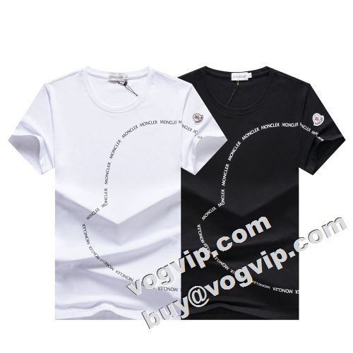 モンクレール MONCLER スタイリッシュな印象 2022 レジャー 2色可選 モンクレールブランド 偽物 通販 半袖Tシャツ