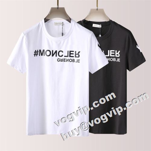 ◆モデル愛用◆ モンクレール MONCLER 2色可選 プリント モンクレールブランドスーパーコピー スタイリッシュな印象 2022 半袖Tシャツ