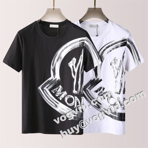 大好評 モンクレール MONCLER 2022 モンクレールコピー ブランド オリジナル 半袖Tシャツ 2色可選 プリント