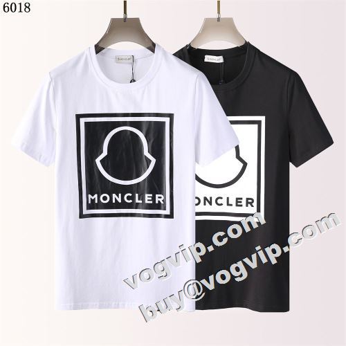 2022セール中 モンクレール MONCLER 2色可選 半袖Tシャツ モンクレールブランド 偽物 通販 デザイン性の高い クールビズ