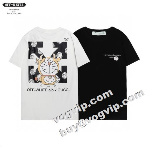  OFF-WHITEコピー 【大人気】定番商品 快適 オフホワイトコピー 2022 半袖Tシャツ 2色可選  