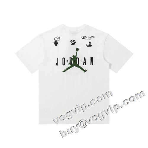  2色可選 シンプル オフホワイトコピー 半袖Tシャツ 薄手 OFF-WHITEコピー 2022       