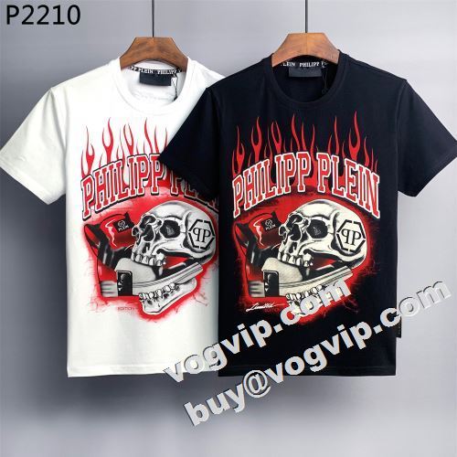 フィリッププレイン PHILIPP PLEIN 2022春夏 大人の個性を 半袖Tシャツ フィリッププレインブランドスーパーコピー 2色可選